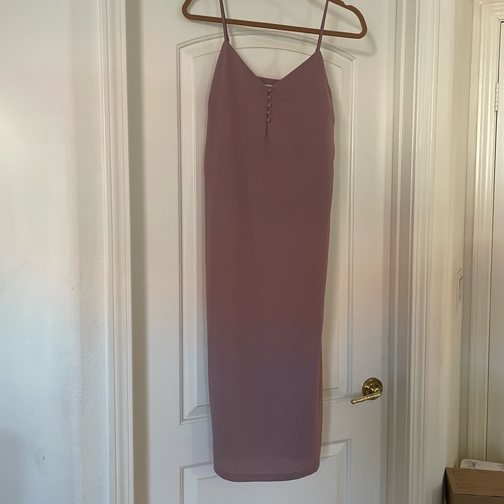 MAUVE WEDDING GUEST or CASUAL DRESS NWOT